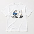 thumbnail image 3 of Got Too Silly Goose Graphic T-Shirt, Funny Unisex Classic Fit Tee, 3 of 9