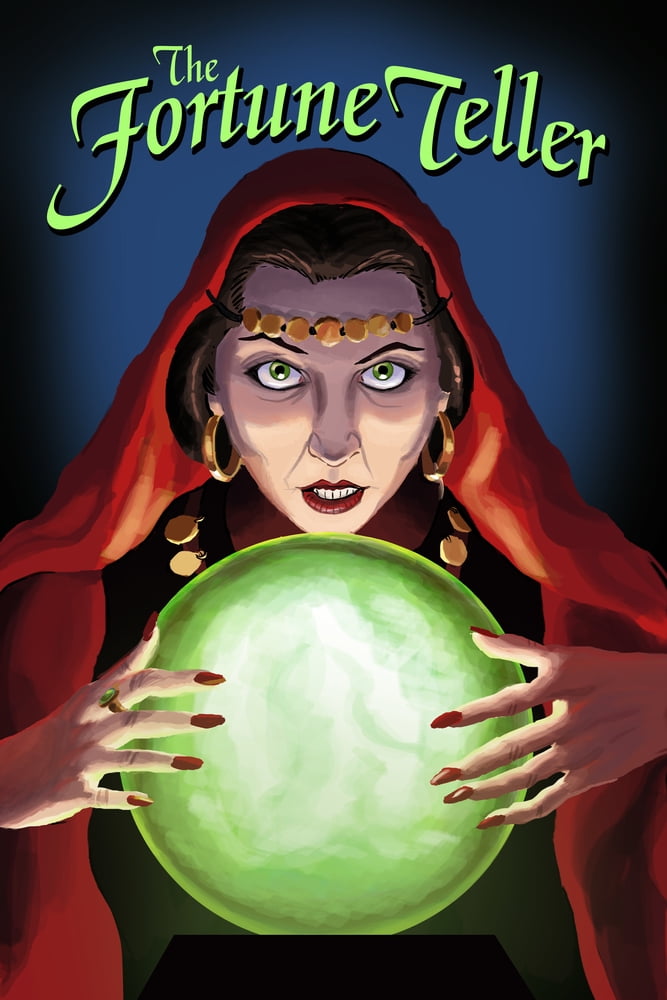 The Fortune Teller (24x36 Giclee Gallery Art Print, Vivid Textured Wall
