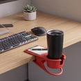 thumbnail image 6 of Ikohbadg Drink Cup Holder Clip, Table Desk Side Water Glass Beer Bottle Beverage Soda Coffee Mug Holder Cup Saucer Clip Design for Home Office, Red, 6 of 6