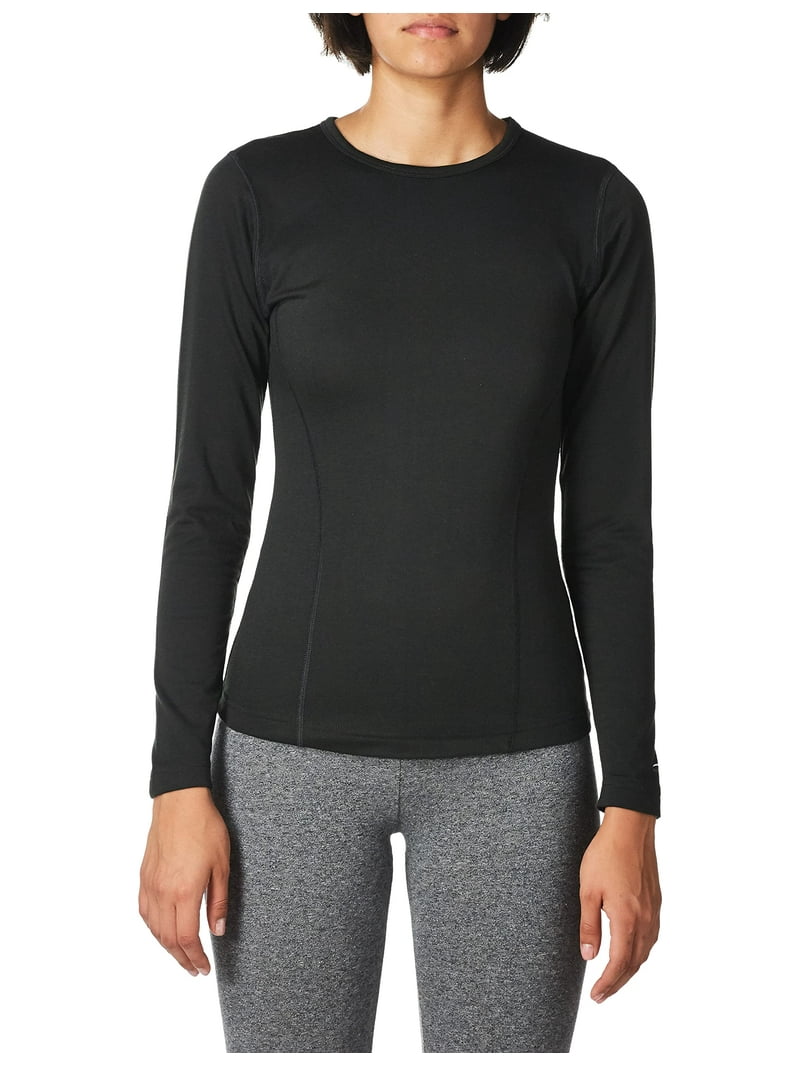 Duofold Women's Heavy Weight Double Layer Thermal Shirt, Black