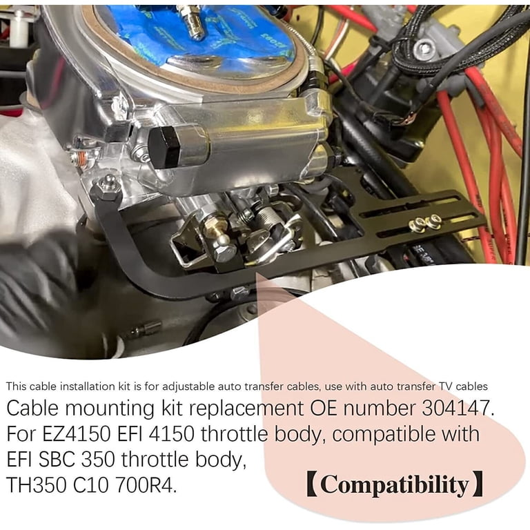Throttle Cable Mount Bracket – For GM 700R4 Transmissions – 304147 EZ-EFI