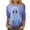 ZFY08_Purple, variant on VKOYWKM 3/4 Sleeve Tops for Women Black Cat Halloween Shirt Funny Graphic T Shirt Crew Neck Loose Party Tops Spooky Print Tees