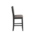 thumbnail image 6 of New Classic Furniture Potomac Solid Wood Counter Chair in Black (Set of 2), 6 of 7