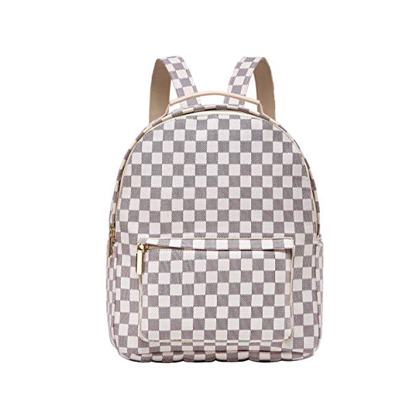 Rose checkered backpack Clearance