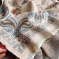 thumbnail image 3 of Poncho de cachemira sintética de punto de invierno para mujer, capas de talla grande, chal, cárdigans, suéter, abrigo, 3 of 5