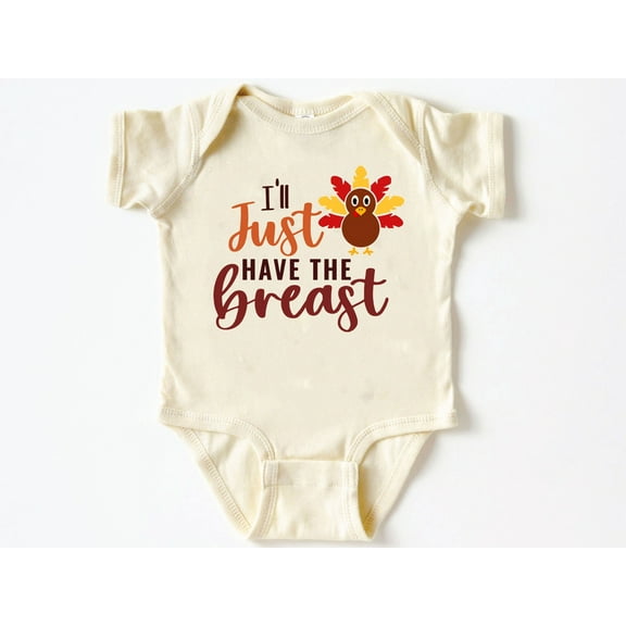 I'll just have the breast Baby Onesie® Funny New Born New Parent Shirt New Mom Gift, Baby Shower Gift Baby Bodysuit, Short Sleeve Tee Bella