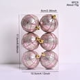 thumbnail image 3 of Qocolhg 2.36 inch Christmas Ball Ornaments Set, 6 Pcs Xmas Tree Ornaments Decoration, Shatterproof Large Decorative Hanging Balls with Loop for Christmas Party Holiday Wreath Garland Home Decor, 3 of 3