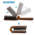 thumbnail image 3 of Travel Foldable Hairbrush, Foldable Portable Pocket Hairbrush with Boar Bristle for Thin Thick Hair, Mini Hairbrush for Men Women, 3 of 4