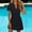 Black, variant on Dolkfu Faux-Wrap Women'S Clothing Short Sleeve Mini V-Neck Beige Dresses Relaxed Fit Cotton Blend Modern Solid Retro Vintage Garments Beige,L