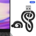 thumbnail image 3 of CUTE BLACK NOTE APPEARANCE USB FLASH DRIVE DATA TRANSFER USB STICK GIFT FOR MUSIC MOVIE LOVERS, 3 of 7