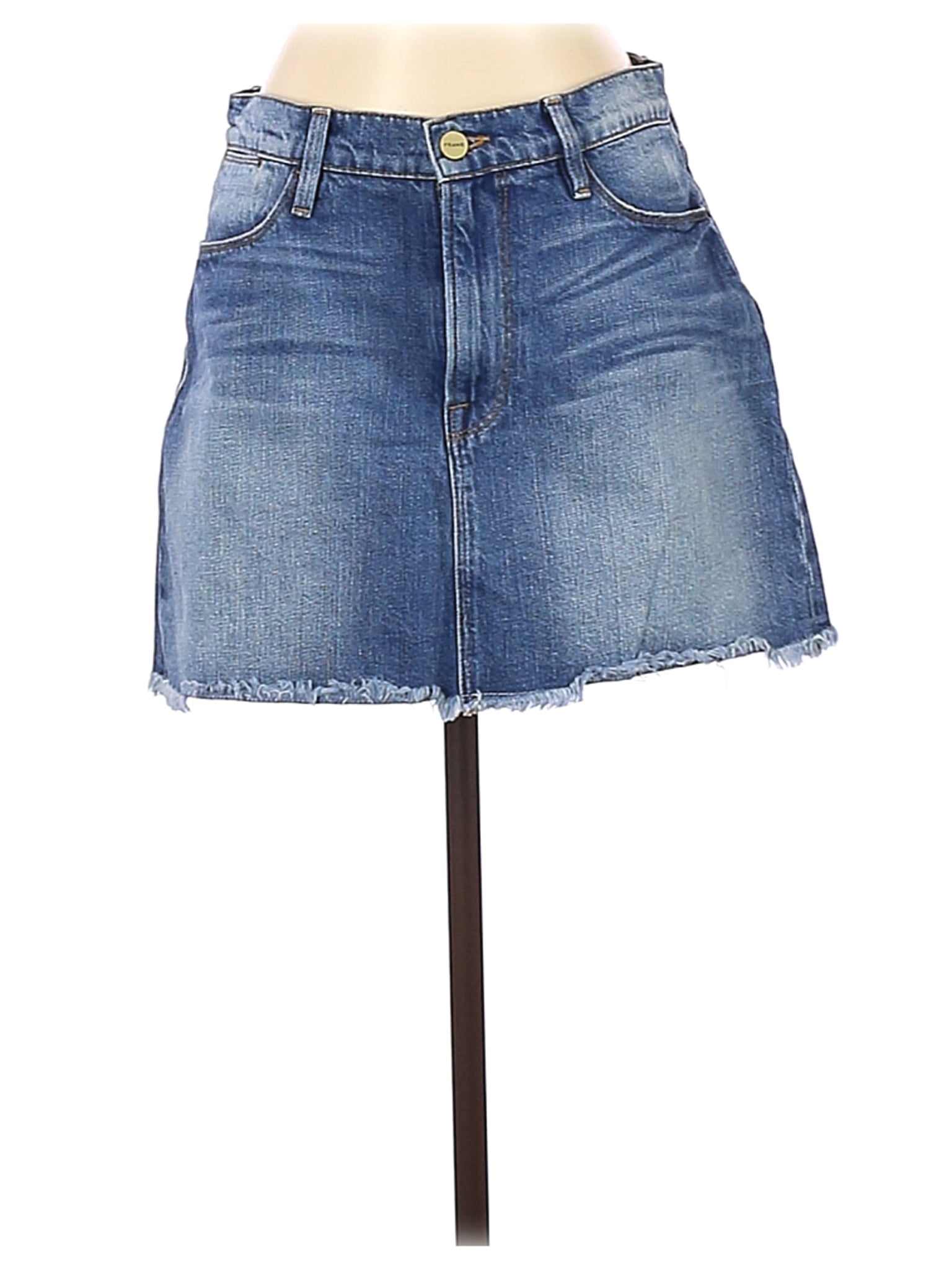 frame denim skirt