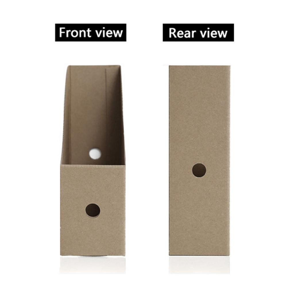 Cardboard Document Organizer Storage Box Magazines Holders Desktop File Holder