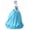 16#Blue Princess, variant on Liamobondopolis Gradient Snow Mountain Tissue Box Wide Conical Base Prevents Tipping Decorative Holder for Living Room and Coffee Table Spaces