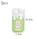 thumbnail image 2 of 2 fundas con diseño de dibujos animados bonitos, funda de teléfono TPU con cojín de aire animal compatible con iphone14plus. Zhivalor CPB-SSW1158-5, 2 of 5
