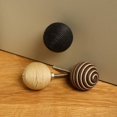thumbnail image 4 of Set of Six Trance cord spiral black Knobs, 4 of 8