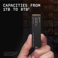 thumbnail image 4 of Unidad de estado sólido interna para juegos WD_BLACK SN850X NVMe de 4 TB - PCIe Gen4, M.2 2280, hasta 7300 MB/s - WDS400T2X0E, 4 of 5