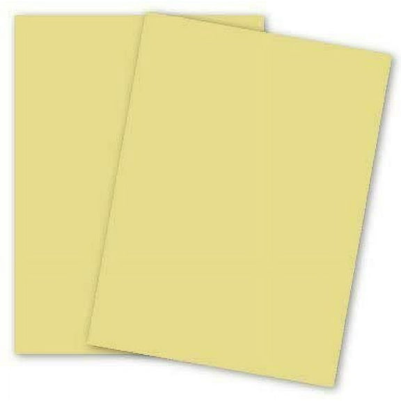 Limited Papers (TM). Color Opaque Paper, 24/60 Pound Text, (89 GSM), Laser And Inkjet Guaranteed, Variety of Colors And Sizes. (canary, 8.5 x 14)