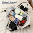 thumbnail image 4 of Diaper Bag Backpack,Caveen Multifunctional Mommy Nappy Bags with Insulated Pockets, Waterproof, Large Capacity, Black, 4 of 8