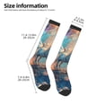thumbnail image 2 of Naloa Forest Lake White Horse Thigh High Socks Extra Long Stretchy Sock Women Over Knee High Opaque Stocking Daily Wear, 2 of 6