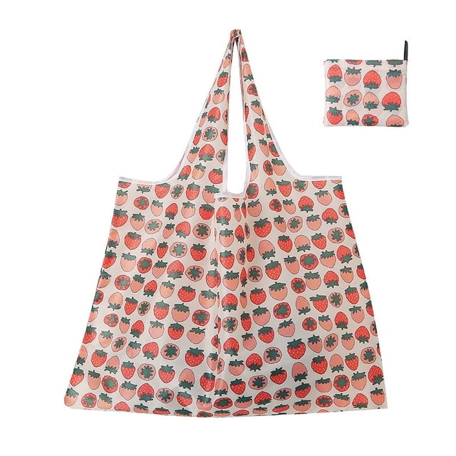 Bolsa de compras plegable de tela Oxford ecológica, 210D, bolsa de almacenamiento portátil grande, bolsa de compras de supermercado de gran capacidad