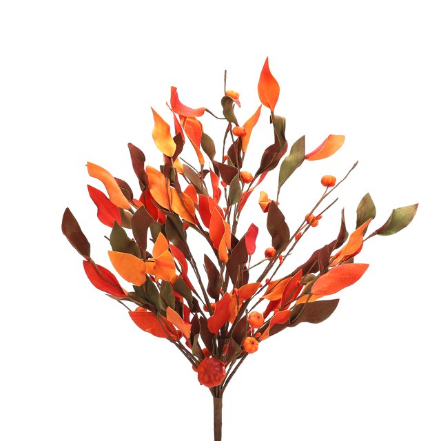 Doblado y enviado desde el almacén Ramo de calabaza simulado Decoración de Acción de Gracias de otoño - Suministro de bordes Muebles para el hogar de boda Arreglo floral Flores ANGGREK Otros