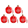 thumbnail image 1 of Navidad Inflable 24 Pulgadas Decorada Al Aire Libre (copo Nieve) Roja, 1 of 4