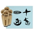 thumbnail image 1 of Surf Surfer Surfing Surfboard Sport Rubber Stamp Set for Scrapbooking Crafting Stamping - Mini 1/2 Inch, 1 of 7
