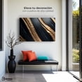 thumbnail image 3 of Cuadro Decorativo Canvas Revolution Abstracto Obsidiana Dorada 90x60, 3 of 3