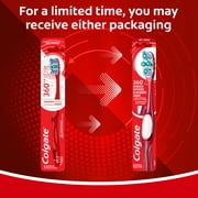 Colgate 360 Advanced Whitening Toothbrush, Soft Adult Toothbrush, 1 Pack