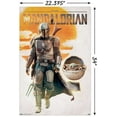 thumbnail image 2 of Star Wars: The Mandalorian - Mando And The Child Walking Wall Poster, 22.375" x 34", Framed, 2 of 2