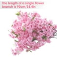 thumbnail image 2 of Artificial Cherry Tree, Indoor Fake Tree with 30 Branches for Wedding Decor(Pink), 2 of 9