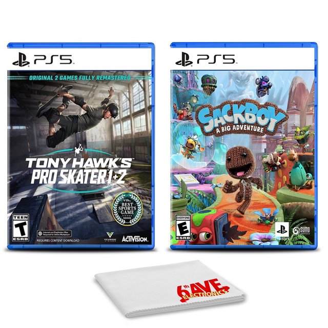 Tony Hawk's Pro Skater 1 and 2 With Sackboy A Big Adventure - Two Games For PS5 PlayStation 88511US-04