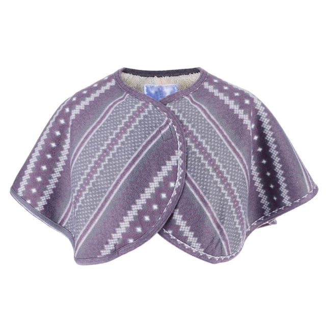 Warm Shoulder Shawl Cape, Washable Neck Heat Pad, Double Sided Plush Shoulder Shawl For Winter, Approx. 14.96 X 35.43inch