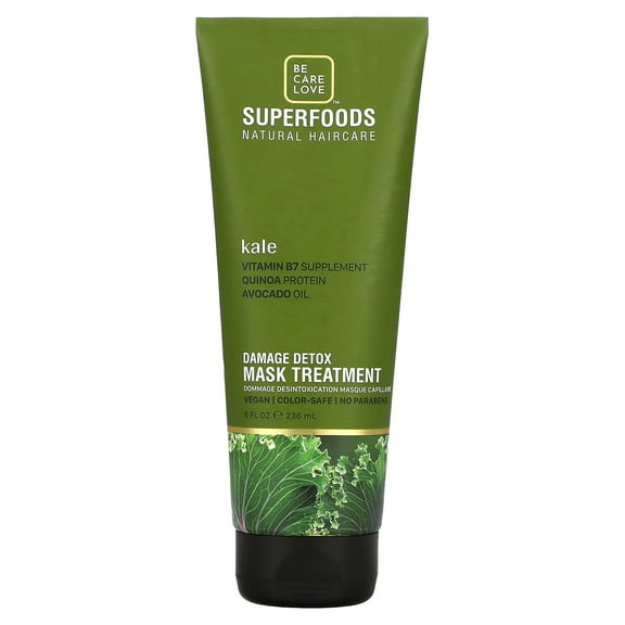 Be Care Love Kale, Damage Detox Beauty Mask Treatment, 8 fl oz (236 ml)