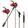 thumbnail image 1 of HEVIRGO G20 Wired 3.5mm Plug Dynamic Gaming Earphones with Microphone for Phones/PC, 1 of 10