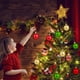 thumbnail image 5 of Christmas Tree Decorations Hanging Ball Star Ornaments Golden White Red Metal Bell Christmas Home Decorations Party Supplies, 5 of 5