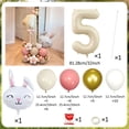 thumbnail image 1 of Rabbit Balloon Set Milk White Number 0-9 Balloon for Birthday Party Shower Anniversary Decoration Balloon Jungle Rabbit Balloon, 1 of 5