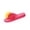 Hot Pink, variant on Sandals for Women Fringe Pom Pom Flip Flops Slip On Open Toe Flat Shoes For Beach Shower Casual Wear