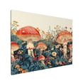 thumbnail image 3 of 12x16 inch Mushroom & Flower Art Paintings For Wall Yard Decor,Modern Style Mushroom Decorative Painting,Family Children'S Room,Man Cave,Lounge,Bedroom Wall Decor Canvas Poster,For Cafes,Bar, 3 of 6
