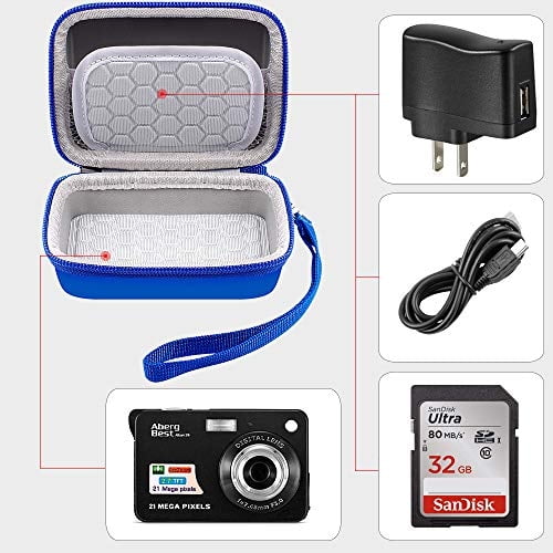 Funda de Transporte y Protección para Cámara Digital, AbergBest 21 Meg