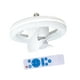 thumbnail image 3 of Ventilador de Techo con Luz Moderna Base E27 Luz de Ventilador de Techo LED Multifuncional, 3 of 9