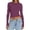 Grey, variant on Women's Long Sleeve Basic Crop Top Fashion Layer Slim Fit Watermelon Red S