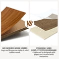 thumbnail image 3 of BFJDM Vintage Wood End Table with Magazine Rack, Rubberwood Legs, Birch Wood Veneer Finish for Living Room Bedroom Home Office (Cherry), 3 of 10