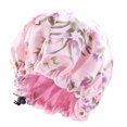 thumbnail image 1 of Sonducket Sleep Bonnet Extra Large Sleeping Hat Doble capa con cordón Turbante para el cabello Patrones bohemios Suministros para la cabeza Sombreros rosado Sonducket AP009761-01, 1 of 6