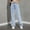 Sky Blue, variant on Tsivenald Womens Jeans High Waist Acid Wash Denim Wide Leg Five Pocket Button Fly Loose Casual Denim Pants