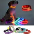 thumbnail image 1 of 2 Colliers Lumineux pour Chiens LED Léopard flash Colliers pour Chiots Éclairage de Sécurité de Nuit Collier Réglable (M, Rouge) I01, 1 of 5