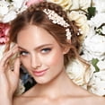 thumbnail image 4 of unbranded 1Set Decorative Wedding Hair Comb Bridal Headpiece Metal Hair Accessories in Gold, 4 of 6