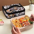 thumbnail image 4 of KUIFORTI Dog Print Women Lunch Box Insulated Lunch Bag Food Container Storage Bag Zipper School Lunch Pouch with Pocket, 4 of 7
