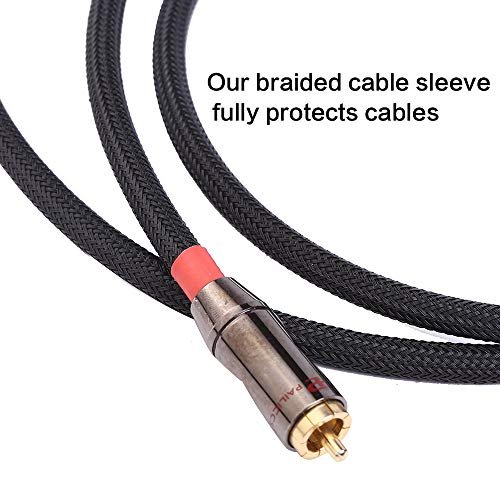 Keco 100ft - 1/8 pulgadas PET Expandible Trenzado Manga de Cable - Man