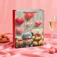 thumbnail image 4 of Anhility Valentine's Day Paper Gift Bags Love Heart Party Favor Bags with Handle Goodie Candy Treat Bag for Wedding Anniversary Holiday, 7.08 x 3.34 x 9.44 in, 4 of 6